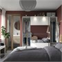 PAX / MEHAMN/AULI, шкаф-купе, белый двусторонний/белое зеркальное стекло 796.097.78