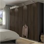 PAX / STORKLINTA, Комбинация гардероба, темно-серый/темно-коричневый под мореный дуб 395.629.52