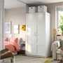 PAX / BERGSBO, комбинация гардероба, белый/белый 596.230.87