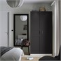 PAX / FLISBERGET, шкаф-купе, белый/антрацит 095.006.68