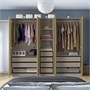 PAX / STORKLINTA, Комбинация гардероба, серо-бежевый/дубовый эффект 096.105.39