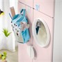 SMÅSTAD, шкаф, белый бледно-розовый/с 2 штангами для одежды 493.908.80