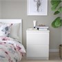 MALM, комод с 2 ящиками, белый 103.546.42
