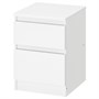 KULLEN, комод с 2 ящиками, белый 703.557.28