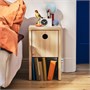 IKEA PS 2026, прикроватная тумбочка, сосна/с откидной дверцей 706.217.65
