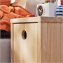 IKEA PS 2026, прикроватная тумбочка, сосна/с откидной дверцей 706.217.65