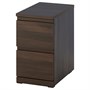 STORKLINTA, комод с 2 ящиками, под темно-коричневый дуб 405.592.94