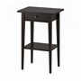 HEMNES, прикроватная тумбочка, черно-коричневый 503.540.89