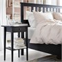 HEMNES, прикроватная тумбочка, черно-коричневый 503.540.89