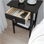 HEMNES, прикроватная тумбочка, черно-коричневый 503.540.89