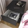 MALM, комод с 2 ящиками, черно-коричневый 503.546.21