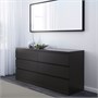 MALM, Мебель для спальни, комплект из 4 шт., черно-коричневый 094.882.18