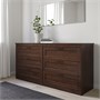 SONGESAND, Мебель для спальни, комплект из 4 шт., коричневый 494.880.56