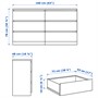 MALM, Мебель для спальни, комплект из 4 шт., белая 994.882.28