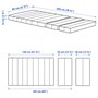 INNERLIG, пружинный матрас для раздвижной кровати 405.937.35