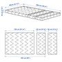 VIMSIG, поролоновый матрас для раздвижной кровати 305.937.45