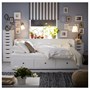 HEMNES, Каркас кушетки с 3 ящиками, белый 703.493.27