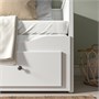 HEMNES, Каркас кушетки с 3 ящиками, белый 703.493.27