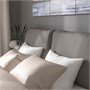 SAGESUND, Каркас кровати с мягкой обивкой, Дисерёд коричневый 504.903.79