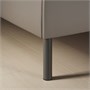 SLÅTTERGUBBE, Каркас кровати с обивкой, Бомстад темно-бежевый/Лурой 896.290.40