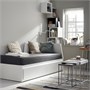 FLEKKE, Каркас кушетки с 2 ящиками, белый 403.201.32