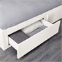 FLEKKE, Каркас кушетки с 2 ящиками, белый 403.201.32