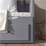 HEMNES, кушетка с 3 ящиками/2 матрасами, серый/Оннфьеллет супертвердый 996.212.94
