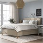 IDANÄS, кровать с мягкой обивкой, Нагген бежевый 505.880.93
