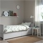 SMYGA, Каркас кровати с ящиком для хранения, светло-серый 594.944.10