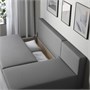 ÄLVDALEN, 3-местный диван-кровать с шезлонгом, Книса серо-бежевый 905.306.70