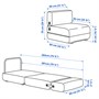 IKEA PS 2026, кресло-кровать, Скифтебо ярко-оранжевый 406.203.76