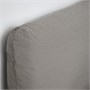 SAGESUND, Каркас кровати с обивкой, Дисерёд коричневый/Лёнсет 694.964.99