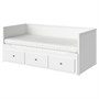 HEMNES, кушетка с 3 ящиками/2 матрасами, белый/фирма Åfjäll 595.215.07