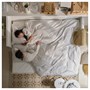 HEMNES, кушетка с 3 ящиками/2 матрасами, белый/фирма Åfjäll 595.215.07