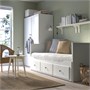 HEMNES, кушетка с 3 ящиками/2 матрасами, белый/фирма Åfjäll 595.215.07