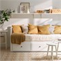 HEMNES, кушетка с 3 ящиками/2 матрасами, белый/фирма Åfjäll 595.215.07