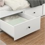 HEMNES, кушетка с 3 ящиками/2 матрасами, белый/фирма Åfjäll 595.215.07