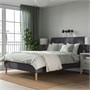 IDANÄS, Каркас кровати с мягкой обивкой, Гуннаред темно-серый 804.589.38