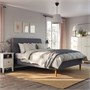 IDANÄS, Каркас кровати с мягкой обивкой, Гуннаред темно-серый 804.589.38