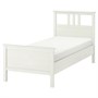 HEMNES, Каркас кровати, белая морилка/Лёнсет 591.984.00