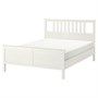 HEMNES, Каркас кровати, белая морилка/Лёнсет 391.983.97