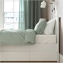 SONGESAND, Каркас кровати с 2 ящиками для хранения, белый/Luröy 592.412.48