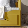 HEMNES, кушетка с 3 ящиками/2 матрасами, желтый/Ånnfjället супертвердый 696.212.95