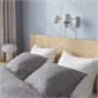MALM, Каркас кровати, высокий, с 2 ящиками для хранения, дубовый шпон, беленый/Luröy 792.009.68