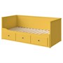 HEMNES, Каркас кушетки с 3 ящиками, желтый 205.838.41