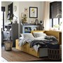 HEMNES, Каркас кушетки с 3 ящиками, желтый 205.838.41