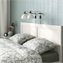 FÅGELFJÄLLET, Каркас кровати с 4 ящиками для хранения, кремовый/Лёнсет 796.210.92