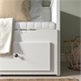 HEMNES, кушетка с 3 ящиками/2 матрасами, белый/Оннфьеллет супертвердый 196.212.93