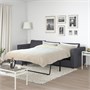 VIMLE, 3-местный диван-кровать с шезлонгом, Гуннаред средний серый 595.452.83