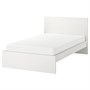 MALM, Каркас кровати, высокий, белый/Лёнсет 990.195.95